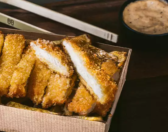 Filets de poulet panés, 160g de filets de poulet panés