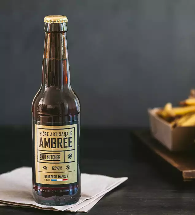 L’ambrée BB, bière artisanale française