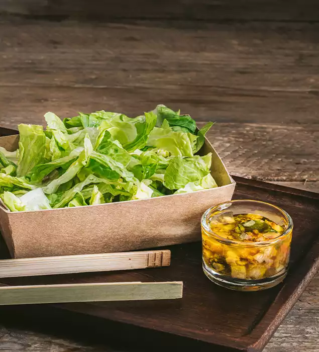 Salade verte, la touche de verdure