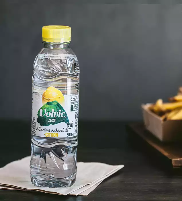 Volvic citron, eau aromatisée